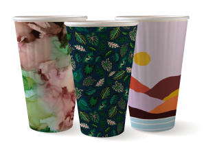 Double Wall Art Series 16oz paper cup