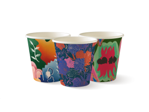 BioPak Art Series 6oz paper cup