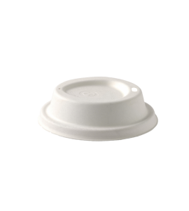 12/16oz BioPak White Paper Lid 90mm