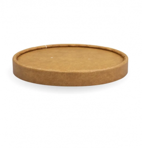12-32oz BioBowl Kraft Paper Lid