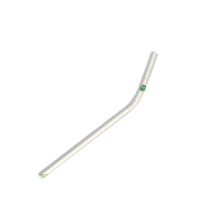 Paper Straw - Regular White Flexi Individually Wrapped