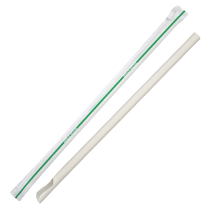 Paper Spoon Straw - Jumbo Individually Wrapped