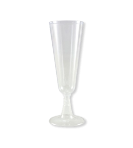 Plastic Champagne Flute - 2-piece 125ml
