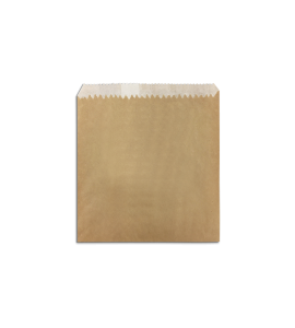 Greaseproof Lined #6x5.5 Square White Bag