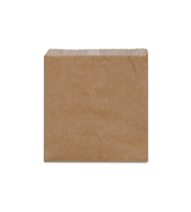 Greaseproof Lined #2 Square Brown Bag