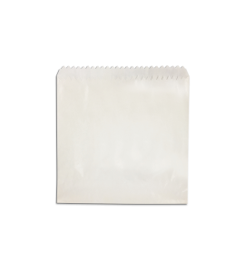 Greaseproof Lined #5x5.5 White Paper Bag