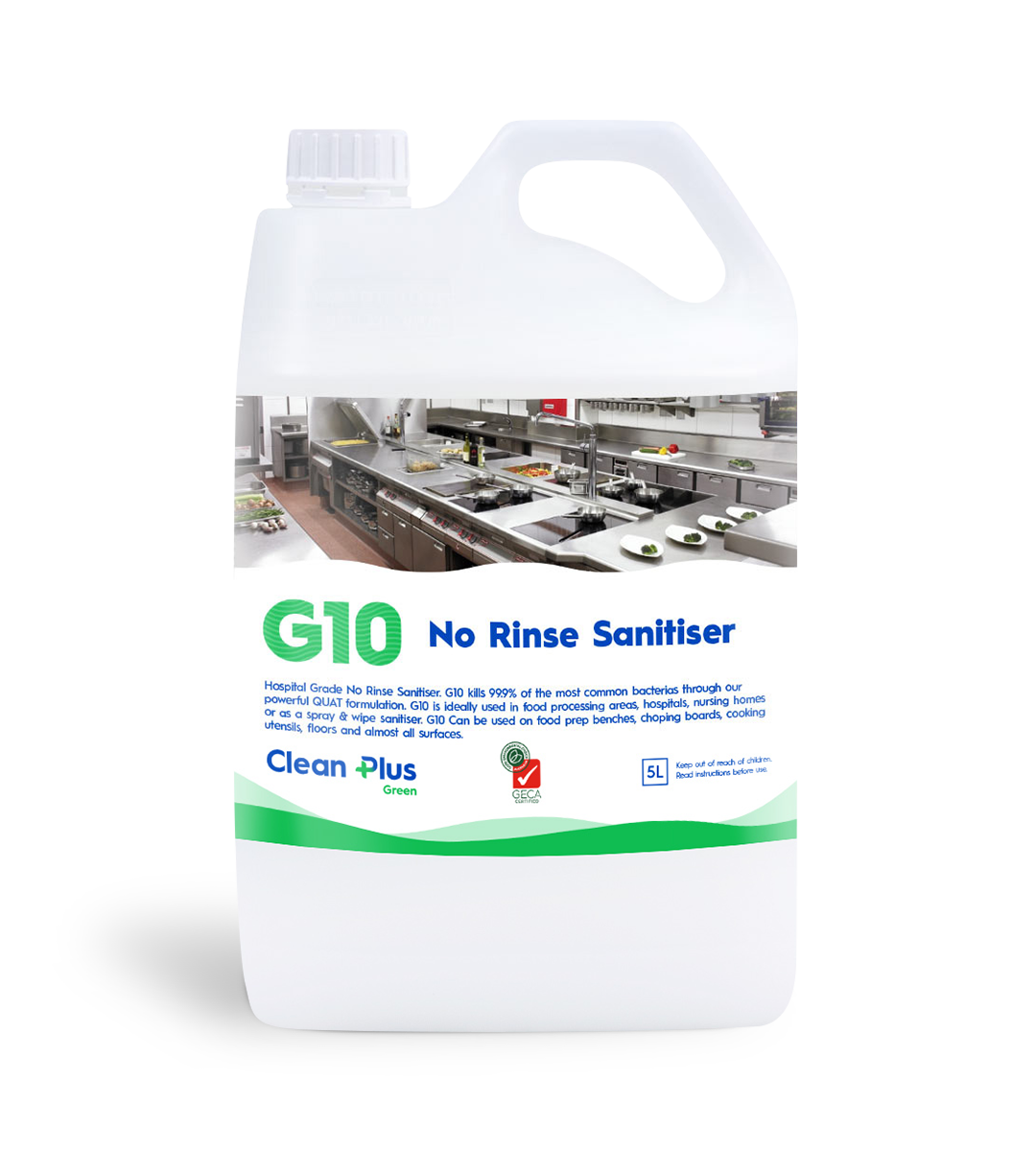 G10 No Rinse Sanitiser Sydney Packaging