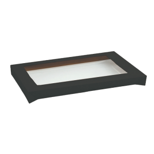 Black Window Catering Tray Lid - Large