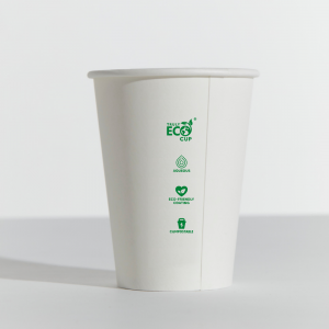 Single Wall White Coffee Cup