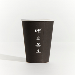 Single Wall Black Coffee Cup