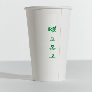 Single Wall White Coffee Cup