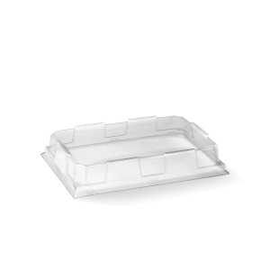 Small BioBoard Sushi Tray PET Lid
