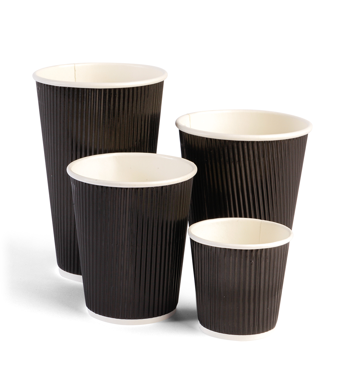 Ripple Wrap Black Cups Sydney Packaging