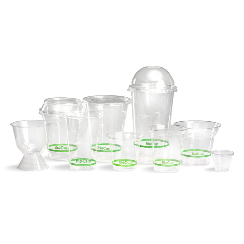 Clear BioCups and Lids Sydney Packaging